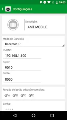 Intelbras AMT MOBILE V3 android App screenshot 1