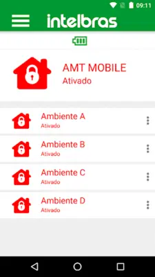 Intelbras AMT MOBILE V3 android App screenshot 4